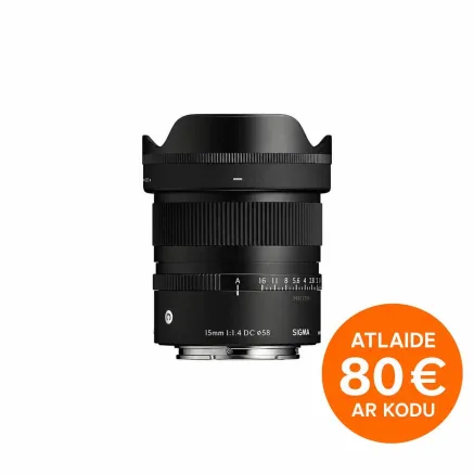 Sigma 15mm F1.4 DC Contemporary для Sony E-mount APS-C