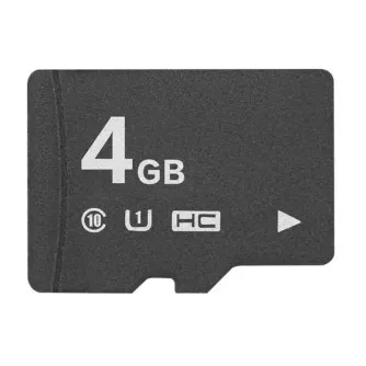 Карта памяти GODOX 4 ГБ microSD, чёрная сторона, с отметкой 4 ГБ, класс 10, U1 и HC, подходит для фото, видео и настроек устройства.