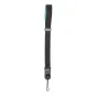Leofoto WS-02 melna ātrupstrāpka ar ķīmniecisku ieslēgšanu, teālu acentu un vieglu mikrofibra materiālu, 175-305 mm regulējama garuma.