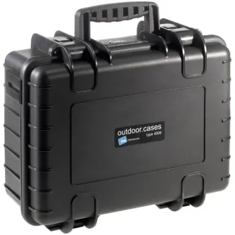 BW OUTDOOR CASES TYPE 4000 BLK SI (PRE-CUT FOAM)