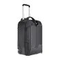 Neewer NW3300‑G black wheeled camera backpack with extended telescopic handle and front zippered pocket for DSLR gear