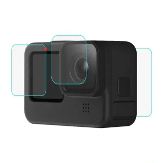 MOQ 5: Puluz 9H Tempered Glass Screen Protector for GoPro HERO12/11/10 Black