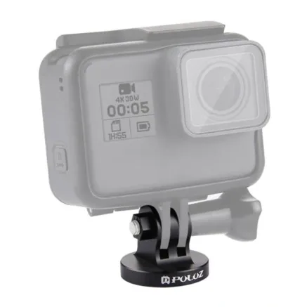 Puluz Mount with 1/4 CNC Thread for Action Cameras (Black)