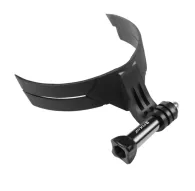 Puluz black helmet chin strap mount for action cameras, featuring a flexible PA+ABS strap and GoPro‑compatible mounting screw, designed for full‑face helmets.Puluz black helmet chin strap mount for action cameras, featuring a flexible PA+ABS strap and GoPro‑compatible mounting screw, designed for full‑face helmets.