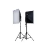 Fluorescent - Falcon Eyes LH-ESB5050K2 2x40W 2x 50x50cm Daylight Set - quick order from manufacturer