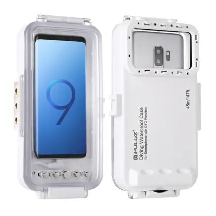 Puluz Waterproof Case (45m) for USB-C Smartphones for Underwater Photos and 