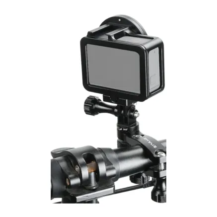 Puluz Aluminum Handlebar Mount with 360-Degree Rotation for Action Cameras 