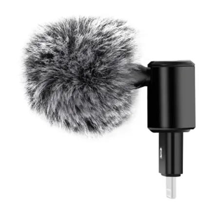 Puluz 8-pin condenser microphone with omnidirectional pickup pattern for mobile 