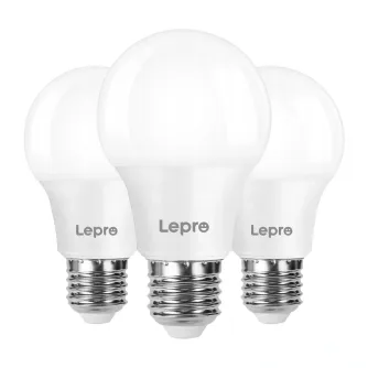 MOQ 5 LEPRO 100089-WW-EU-3 LED Bulb, E27, A60, 8.5W (60W), 806 lm, 2700K (warm