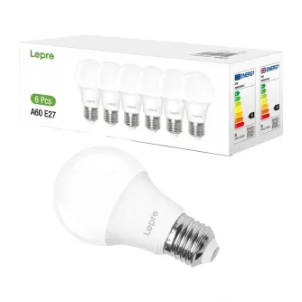 LED bulb LEPRO 100090-DW-EU-6 E27 A60 8.5W (60W) 806 lm 6500 K cool 180 6