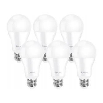 LED bulb LEPRO 100080-DW-EU-6 E27 A60 13W (100W) 1521lm 6500K 180 6pcs