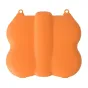 Orange Sunnylife butterfly‑shaped protective case for DJI NEO 2 drone, with two lanyard loops and compact storage for drone and accessories