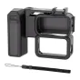 Sunnylife Vlogging Kits tilbūtis Osmo Nano – melnais aizsargātais montažs ar silikonas ģerboņu vēlu un noņemamu lanyard šķēnu