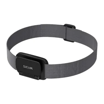 Шапочная лента с эластичной серой лентой и магнитным креплением SJCAM S10, предназначенная для безрукавного POV‑записи на лбу.