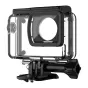 Прозрачный водонепроницаемый корпус для SJCAM SJ8 Pro с черным крепежным креплением, предназначенный для подводных съемок до 30 м