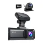 RETDIGER F7N dual-channel dash cam with 4K front and 1080p rear, 64GB memory card, Wi‑Fi 6 and GPS