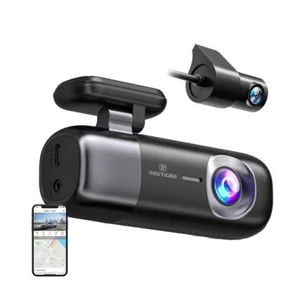 REDTIGER F9 WiFi 4K + 1080p Dash Cam