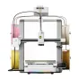 Creality SparkX i7 Nano Combo 3D printeris ar multkrāsu materiālu sistēmu, automātisko CFS Nano materiālu vadību, cetri pūļi (melna, zelta, zelta, zelta) uz pēdām, zaļā izkārtota izvirzniecība, i7 kontrola boksis, 2,85‑inčš touc