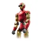 UNITREE R1 Air Crimson Hero humanoid robotis, 123 cm augstums, sarkanā un zelta šķērumā, 20 dof, pilnā ķermeņa redzība ar iekrāžu, akumu, vadītāju kontrolleri un avarybės laukē