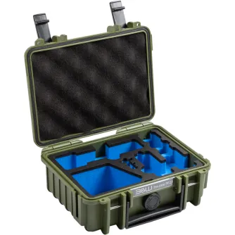 BW Outdoor Action Case Type 500 DJI Osmo Pocket 4 Creator Combo I Bronze Green