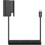 6657 Dummy Battery Power Cable for USB-C for Panasonic DMW-BLK22