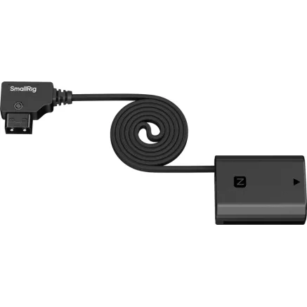 SmallRig 6411 Attachable Self-Coiling Dummy Battery Power Cable D-Tap to NP-FZ10