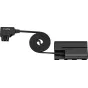 6415 Attachable Self-Coiling Dummy Battery Power Cable D-Tap to NP-F550