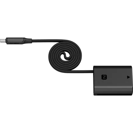 SmallRig 6412 Attachable Self-Coiling Dummy Battery Power Cable USB-C for NP-FZ1
