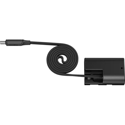 SmallRig 6414 Attachable Self-Coiling Dummy Battery Power Cable USB-C for LP-E6P