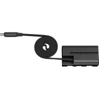 6416 Attachable Self-Coiling Dummy Battery Power Cable USB-C for NP-F5506416 Attachable Self-Coiling Dummy Battery Power Cable USB-C for NP-F550