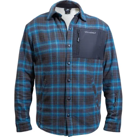 VALLERRET Fleece Lined MTN Shirt I Black (L)