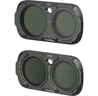 SmallRig 6985 Filter Kit CPL and VND filters for Insta360 Luna Ultra, black magnetic dual‑glass lenses with adjustment rings.SmallRig 6985 Filter Kit CPL and VND filters for Insta360 Luna Ultra, black magnetic dual‑glass lenses with adjustment rings.