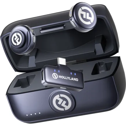 Hollyland Lark M3 Combo 2TX&1RX with USB-C RX and 2 x Wireless Microphone