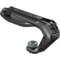 SmallRig 6143 top handle with ARRI locating mount, black anodized aluminum, ergonomic slip‑resistant grip, integrated cold shoe and multiple 1/4"-20 mounting threads