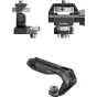 SmallRig 6145 top handle kit featuring a curved top handle with ARRI locating holes, 1/4"-20 threads, cold shoe mount and adjustable monitor support for low-angle shooting