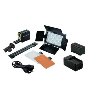 On-camera LED light - Falcon Eyes LED Lamp Set Dimmable DV-160V-K2 incl. Battery - quick order from manufacturer