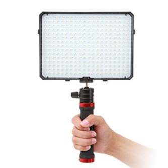 LED Lampas kamerai - Falcon Eyes Bi-Color LED Lamp Set Dimmable DV-300F2-K1 incl. Battery - ātri pasūtīt no ražotāja