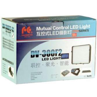 LED накамерный - Falcon Eyes Bi-Color LED Lamp Set Dimmable DV-300F2-K1 incl. Battery - быстрый заказ от производителя