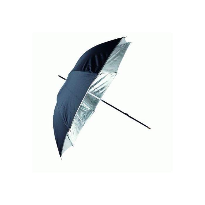 Зонты - Linkstar Umbrella PUR-84SB Silver/Black 100 cm - быстрый заказ от производителя