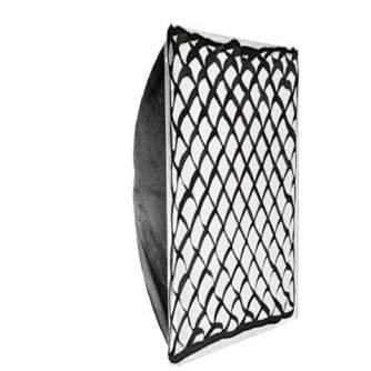 Softboksi - Falcon Eyes Foldable Softbox + Honeycomb Grid FESB-9090HC 90x90 cm - perc šodien veikalā un ar piegādi