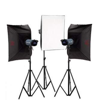 Studio flash kits - Falcon Eyes Studio Flash Set TFK-3400L with LCD Display - quick order from manufacturer