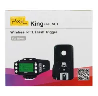 Triggers - Pixel i-TTL Radio Trigger Set King Pro for Nikon - quick order from manufacturerTriggers - Pixel i-TTL Radio Trigger Set King Pro for Nikon - quick order from manufacturer