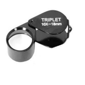 Magnifying Glasses - Byomic Jewelry Magnifier Triplet BYO-IT1018 10x18mm - quick order from manufacturer