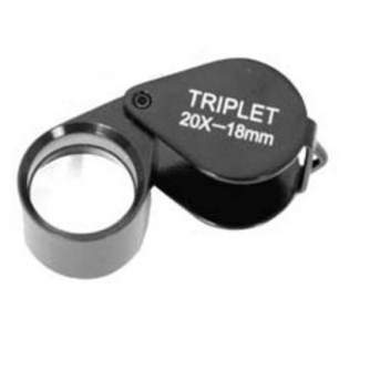 Palielināmie stikli - Byomic Jewelry Magnifier Triplet BYO-IT2018 20x18mm - купить сегодня в магазине и с доставкой