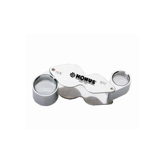 Magnifying Glasses - Konus Dual Loupe 10x-20x - quick order from manufacturer