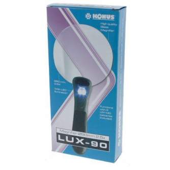 Palielināmie stikli - Konus Magnifier Lux-90 2,5x With LED - ātri pasūtīt no ražotāja