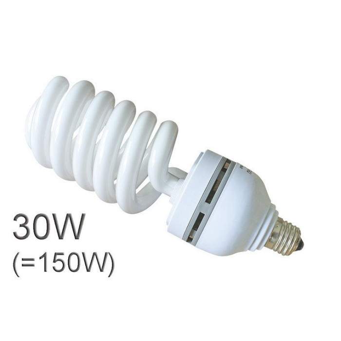 Studijas gaismu spuldzes - Bresser JDD-6 Spiral Daylight lamp E27/ 30W - ātri pasūtīt no ražotāja