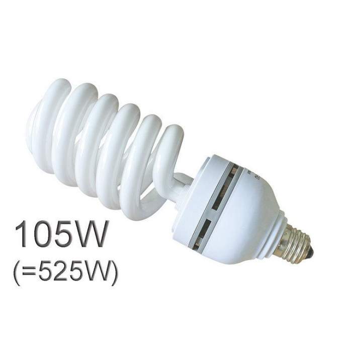 Studijas gaismu spuldzes - Bresser JDD-6 Spiral Daylight lamp E27/105W - ātri pasūtīt no ražotāja