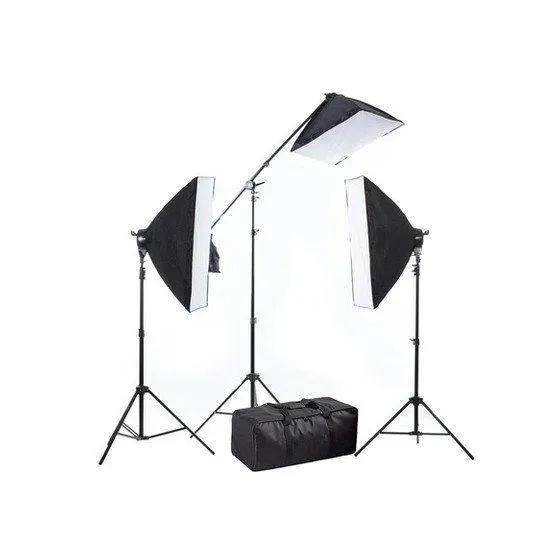 BRESSER BR-2240 3x125W стойка для штанги 3x 50x70cm 1350W комплект дневного света