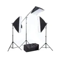 Studio Daylight - BRESSER BR-2240 3x 125W 3x 50x70cm Daylight set w boom 1350W - buy today in Master Foto store and with delivery Best choise selected by expertsStudio Daylight - BRESSER BR-2240 3x 125W 3x 50x70cm Daylight set w boom 1350W - buy today in Master Foto store and with delivery Best choise selected by experts